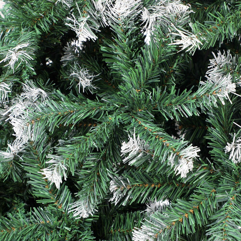 Mazam Christmas Tree 1.8M 6FT Snowy Xmas Decorations Home Decor Green 800 tips