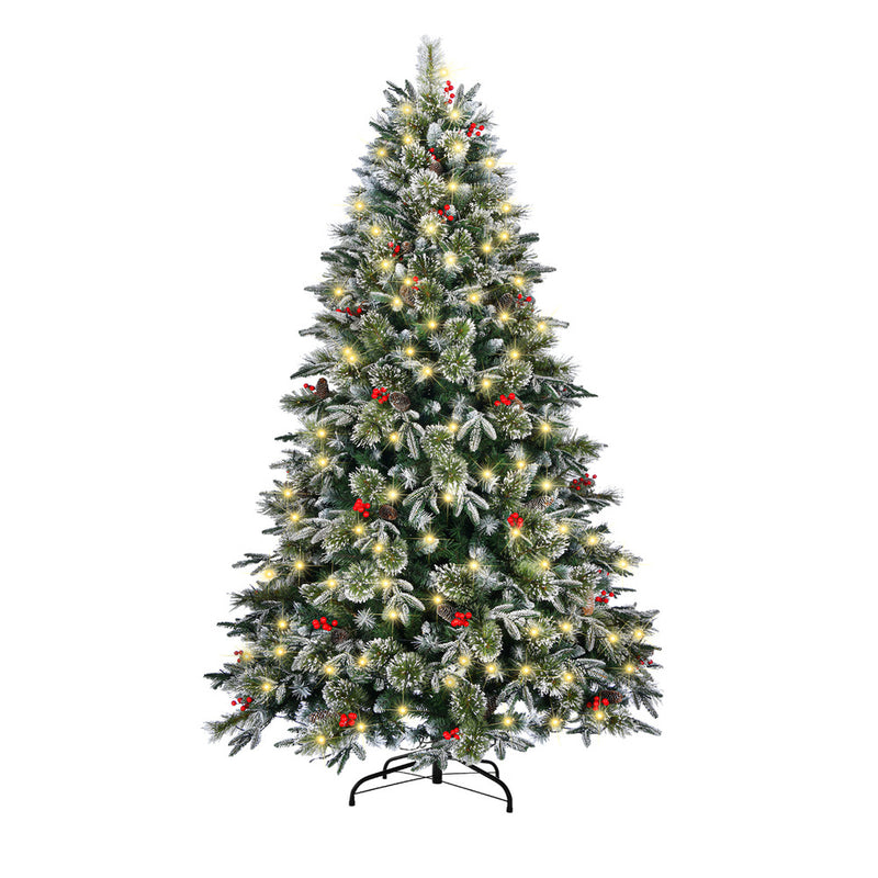 Mazam LED Christmas Tree 1.8M 6FT Green White 790 Tips
