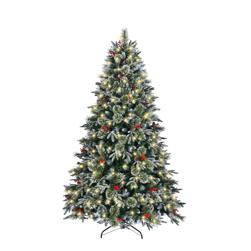 LED Christmas Tree 2.1M 7FT Green White 1210 Tips