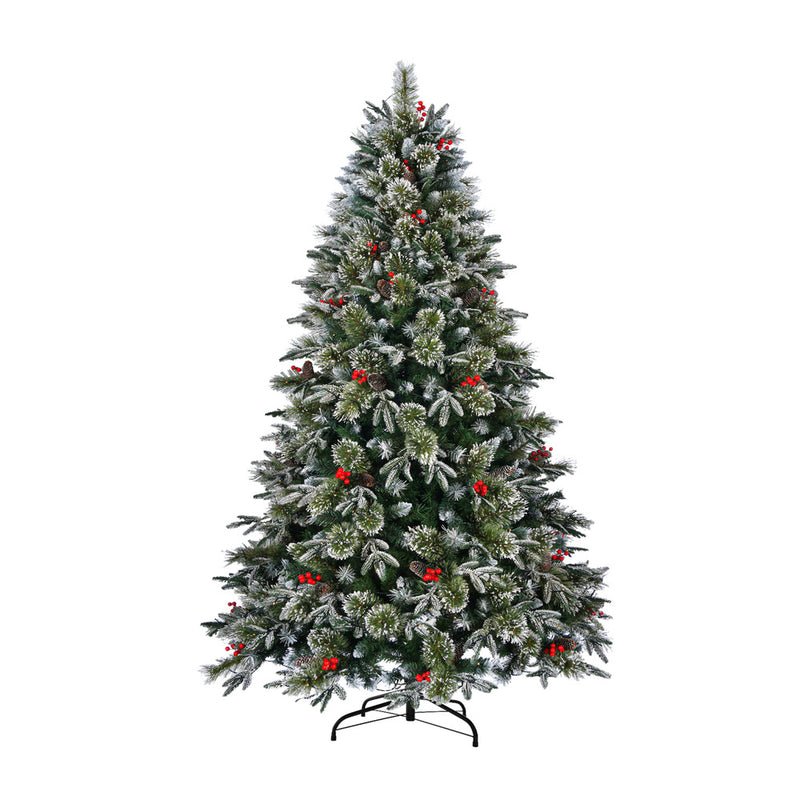 Mazam LED Christmas Tree 2.1M 7FT Green White 1210 Tips