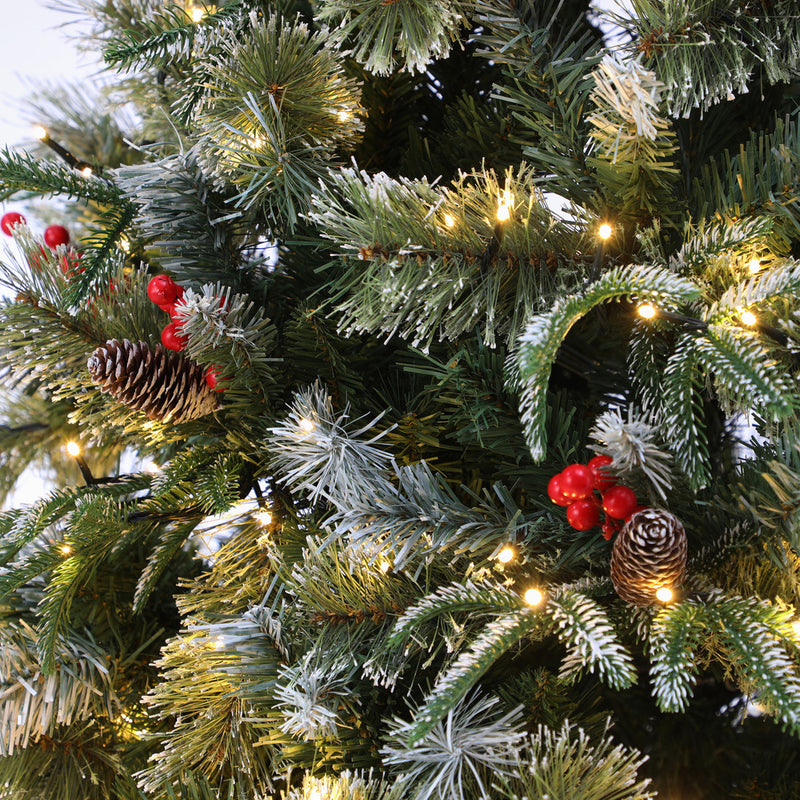 LED Christmas Tree 2.1M 7FT Green White 1210 Tips