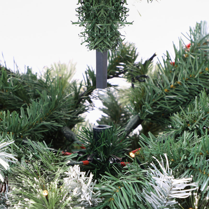 Mazam LED Christmas Tree 2.1M 7FT Green White 1210 Tips