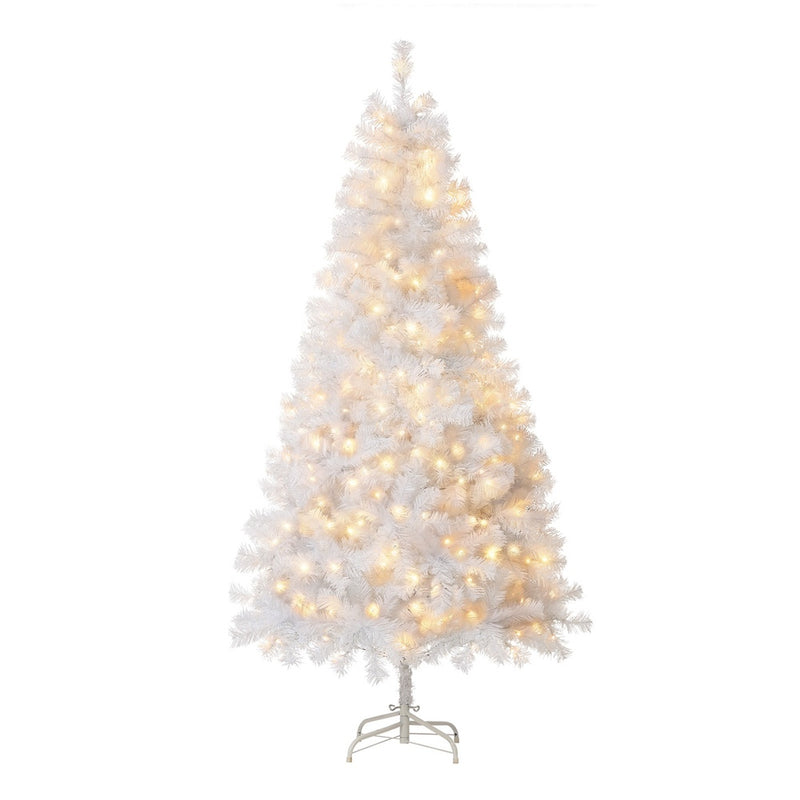 Tinseltown LED Christmas Tree 1.8M 6FT White 700 Tips