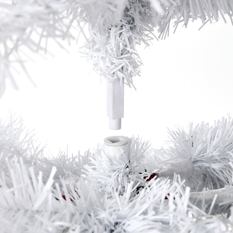 Tinseltown LED Christmas Tree 1.8M 6FT White 700 Tips