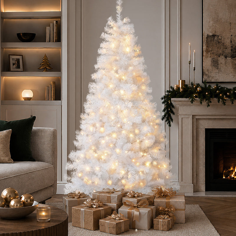Tinseltown LED Christmas Tree 2.1M 7FT White 950 Tips