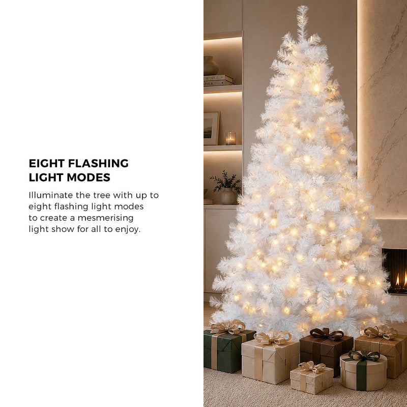 Tinseltown LED Christmas Tree 2.1M 7FT White 950 Tips