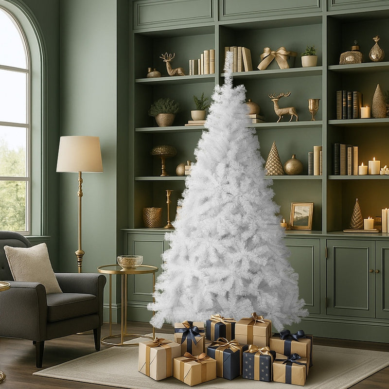 Tinseltown White Christmas Tree 1.8M 6FT 650tips