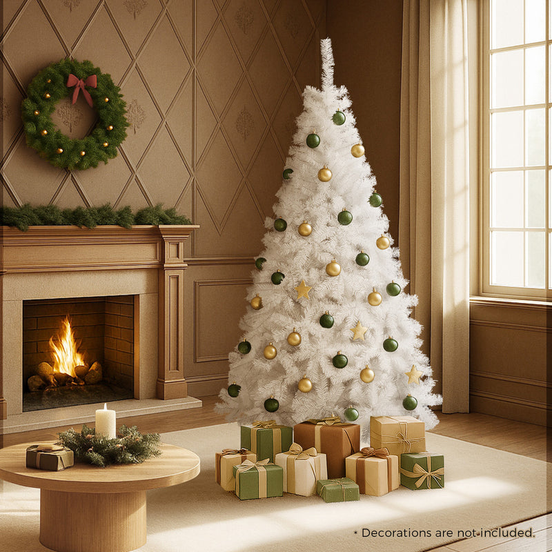 Tinseltown White Christmas Tree 2.1M 7FT 1000tips