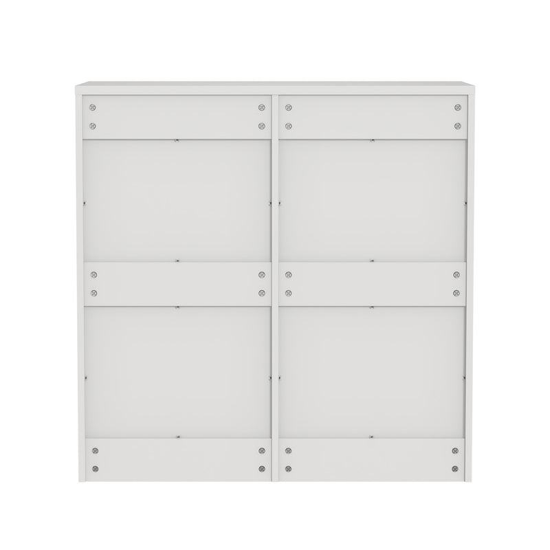 Oikiture 8 Chest of Drawers Tallboy Cabinet Bedroom Storage White