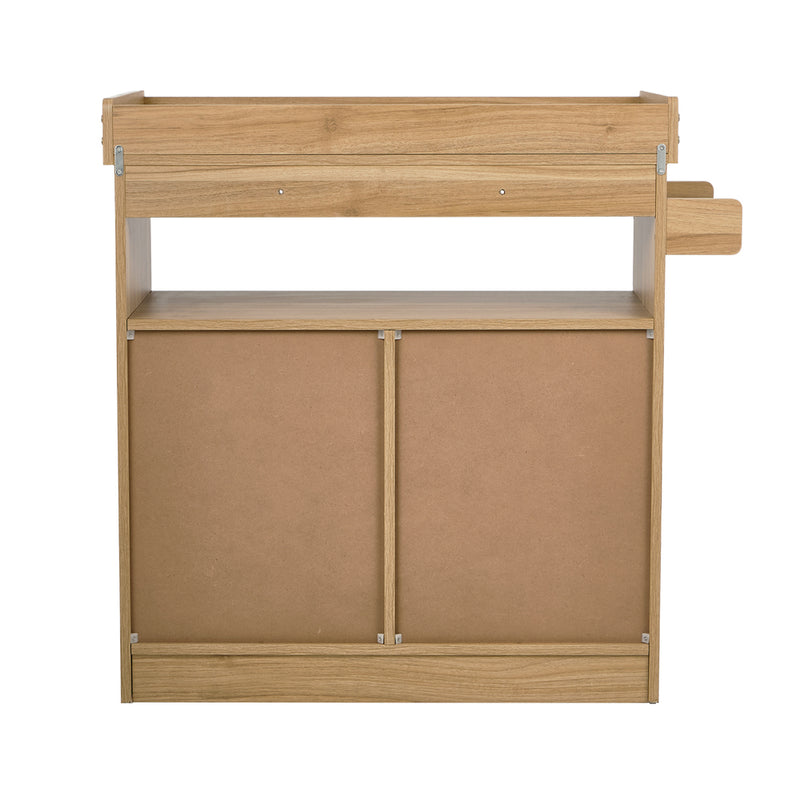 Oikiture Baby Changing Table Nursery Storage Drawers Shelves Cabinet