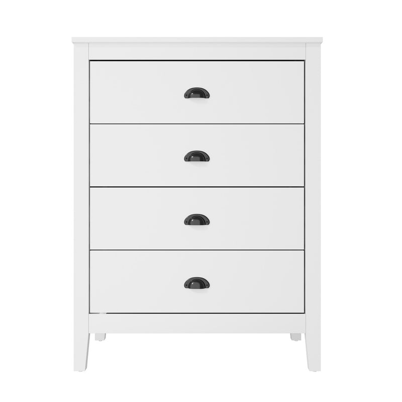 Oikiture 4 Chest of Drawers Dresser Vintage