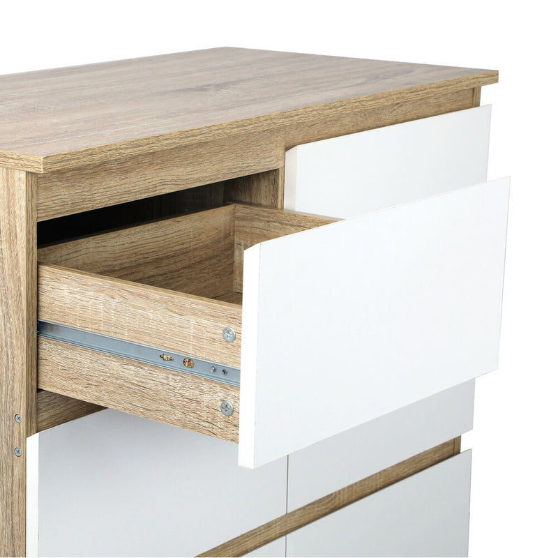 Oikiture Chest of Drawers 8 Drawers Tallboy