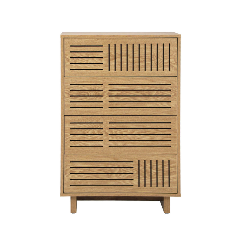 Oikiture TV Cabinet Entertainment Unit Wooden Storage Shelf 180cm