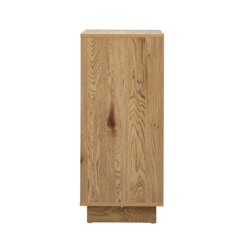 Oikiture TV Cabinet Entertainment Unit Wooden Storage Shelf 180cm
