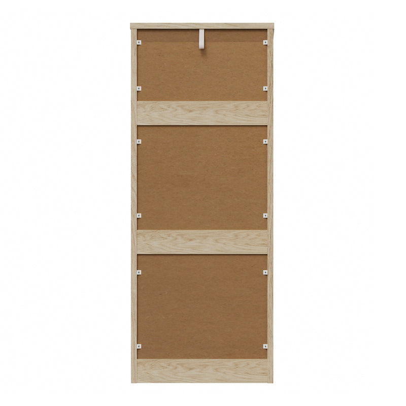 Oikiture 6 Chest of Drawers Tallboy Dresser Table Natural
