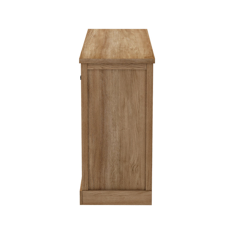 Oikiture 7 Chest of Drawers Bedside Dresser Tallboy Storage Natural