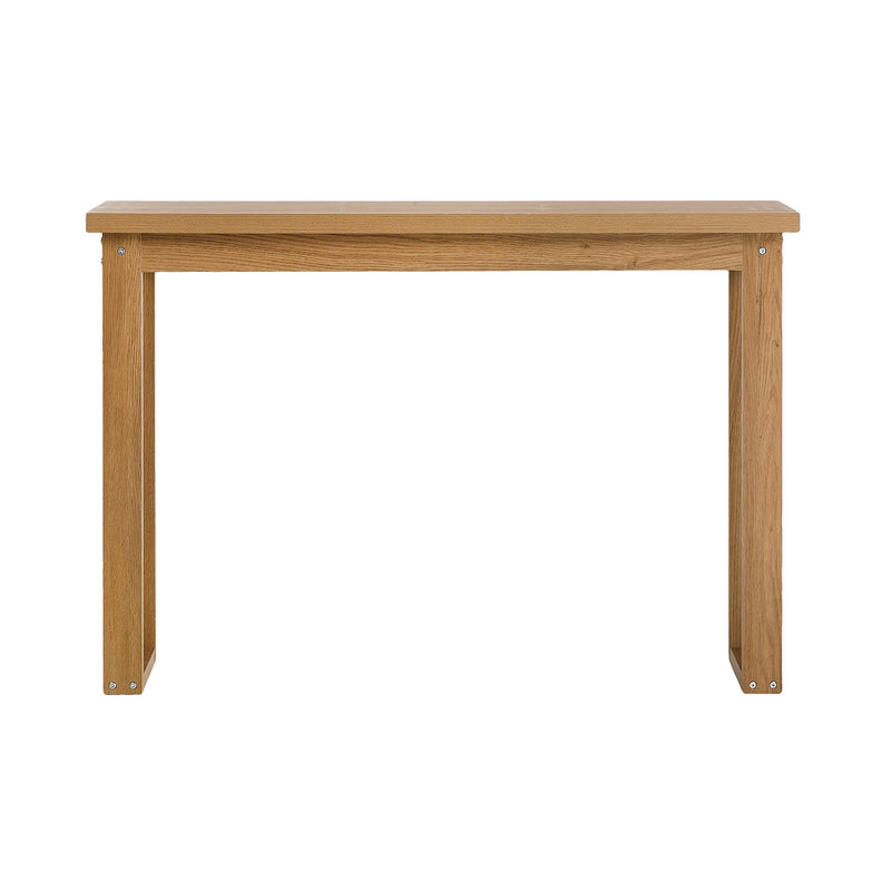 Oikiture Console Table Narrow Hall Entryway Desk Table Display Shelf