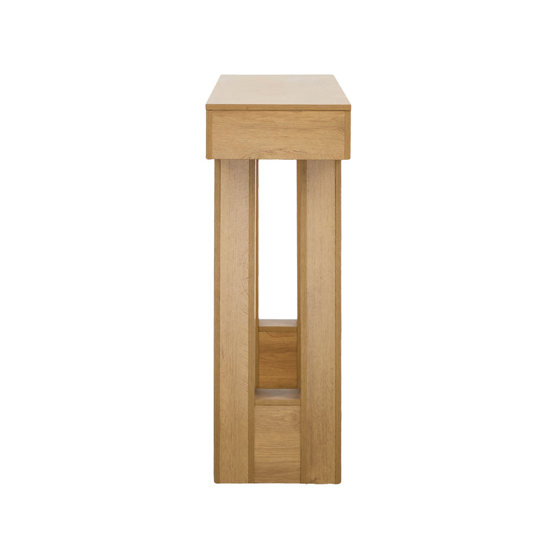 Oikiture Console Table Hallway Narrow Sofa Side Desk Storage Rack
