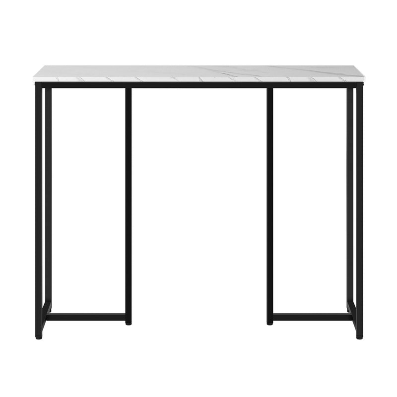 Oikiture Console Table with Metal Frame 95 x 29 x 78.5