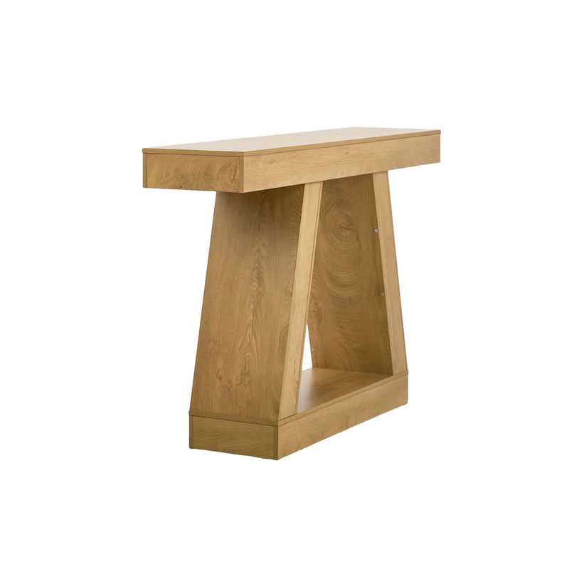 Oikiture Console Table Hallway Narrow Table Entryway Display Shelf