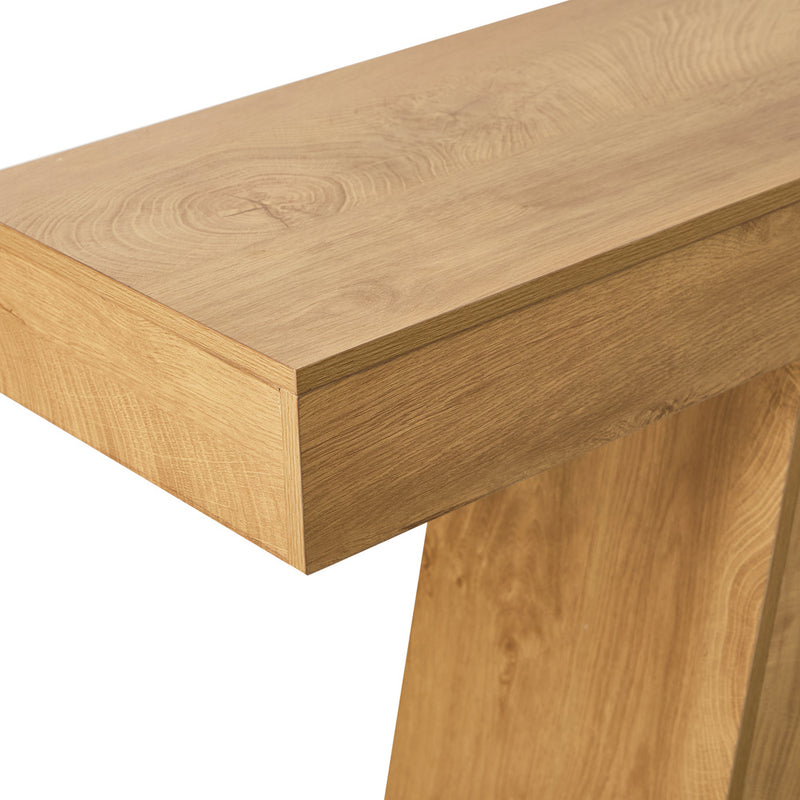 Oikiture Console Table Hallway Narrow Table Entryway Display Shelf