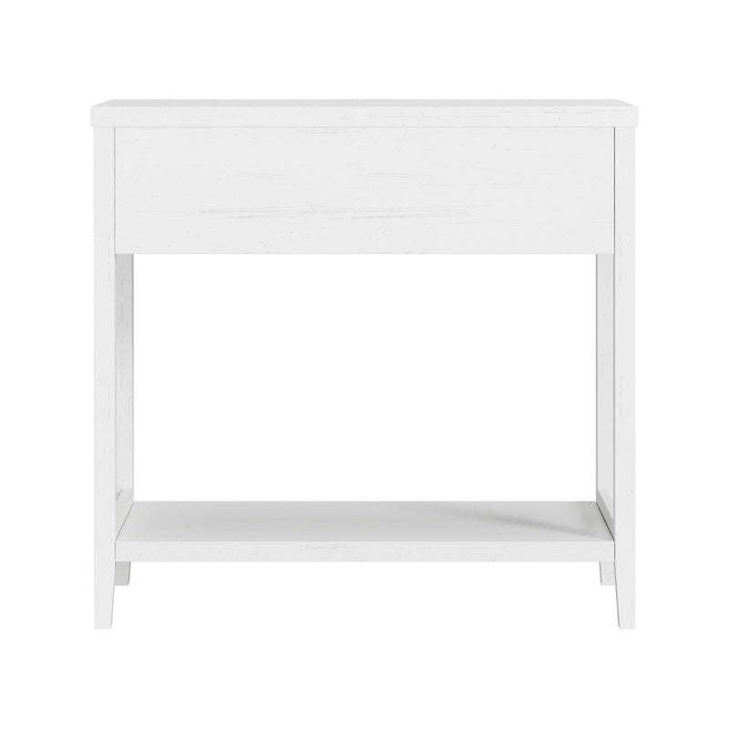 Oikiture Console Table 2 Drawers Hallway Entryway Furniture White