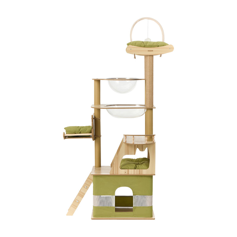 Alopet Cat Tree Tower Scratching Post Condo House Bed Furniture 190cm