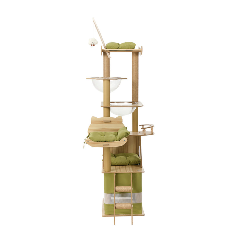 Alopet Cat Tree Tower Scratching Post Condo House Bed Furniture 190cm