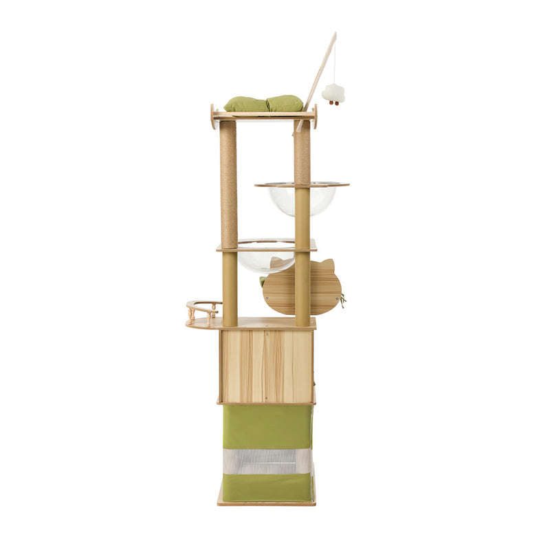 Alopet Cat Tree Tower Scratching Post Condo House Bed Furniture 190cm