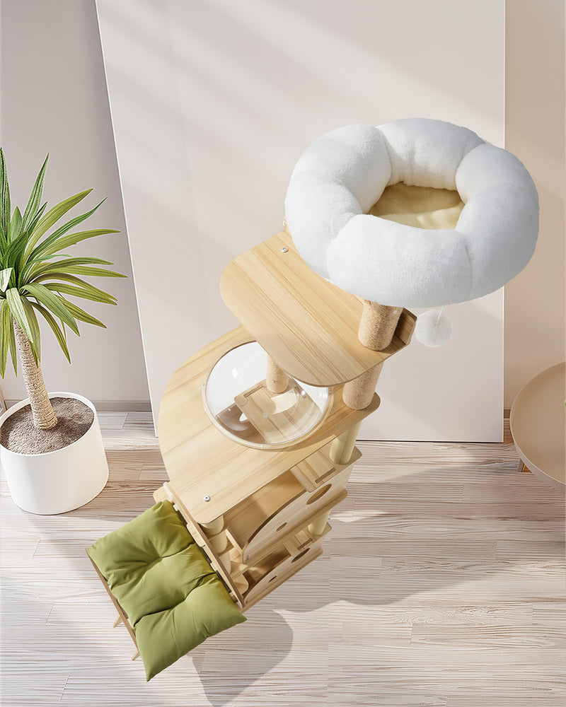 Alopet Cat Tree Scratching Post Condo House Bed Furniture 203cm