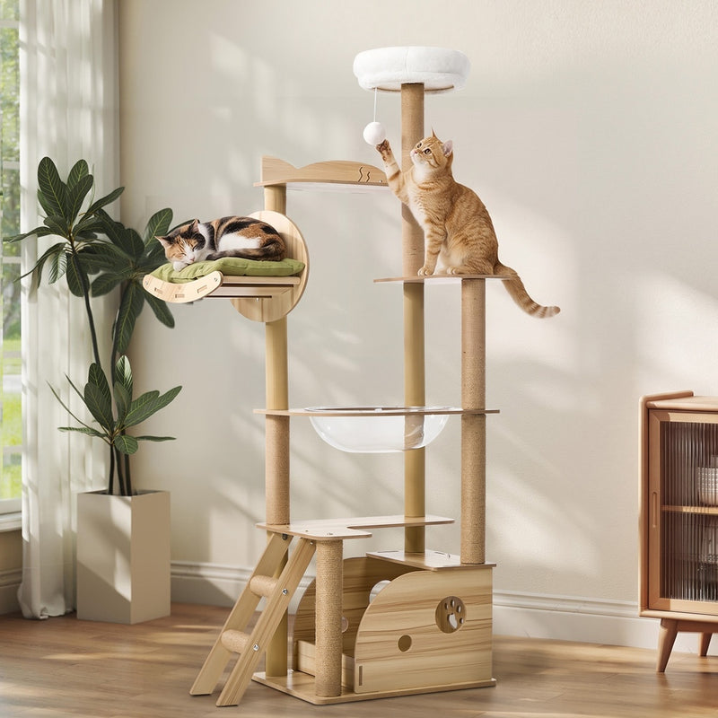 Alopet 175cm Cat Tree Scratch Post Large Multi-Level Condo