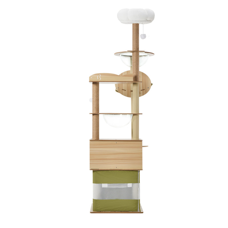 Alopet Cat Tree Tower Scratching Post 196cm Condo House Bed Furniture
