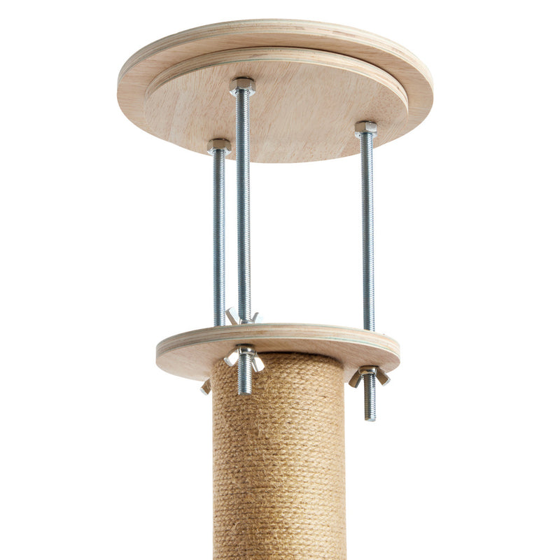 Alopet Cat Tree Wood Tower Scratching 300cm Post Floor to Ceiling