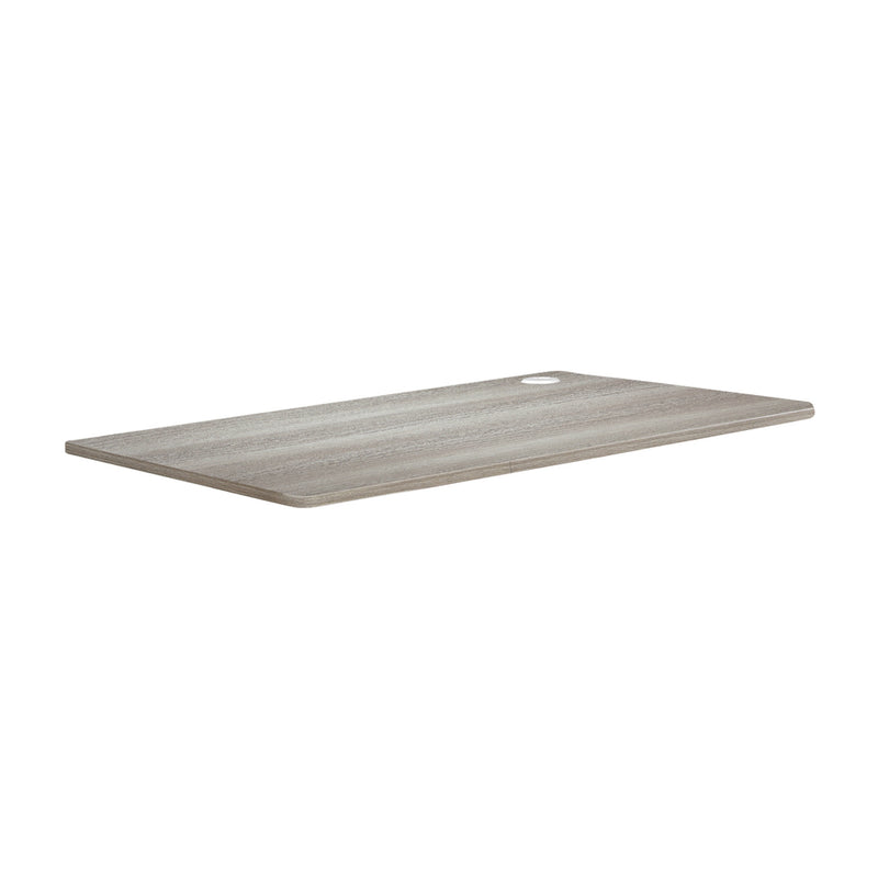 Oikiture Standing Desk Top Adjustable Electric Grey-Oak