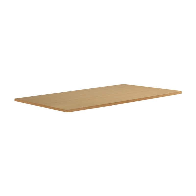 Oikiture Standing Desk Top with Drilled Hole OAK 160x75cm