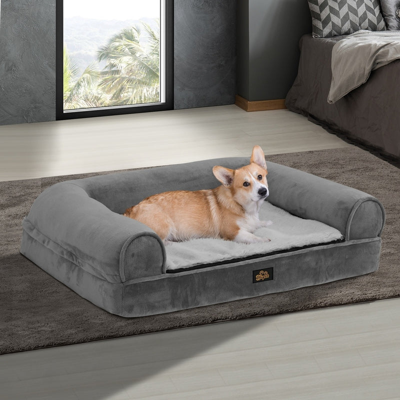 Alopet Pet Bed Memory Foam Orthopedic Removable Cover XX Large