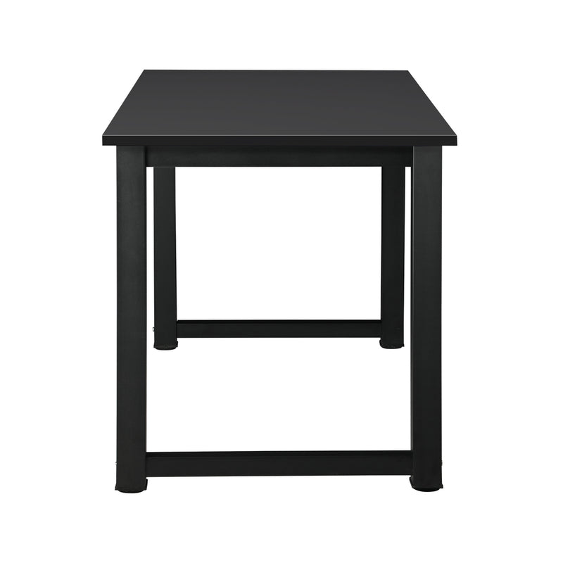 Oikiture Computer Desk Veneer Table Top 120cm Black