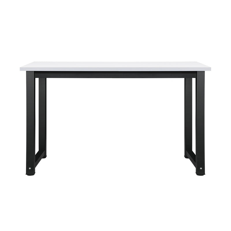 Oikiture Home Office Desk and Chair Set BK&WH Desk Office Chair