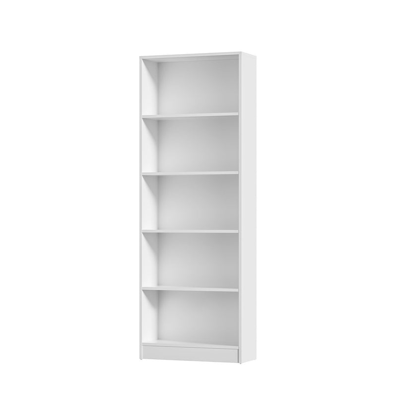 Oikiture Bookshelf Display Shelf 5-Tier White