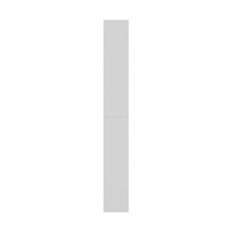 Oikiture Bookshelf Display Shelf CD DVD Storage Media Rack White