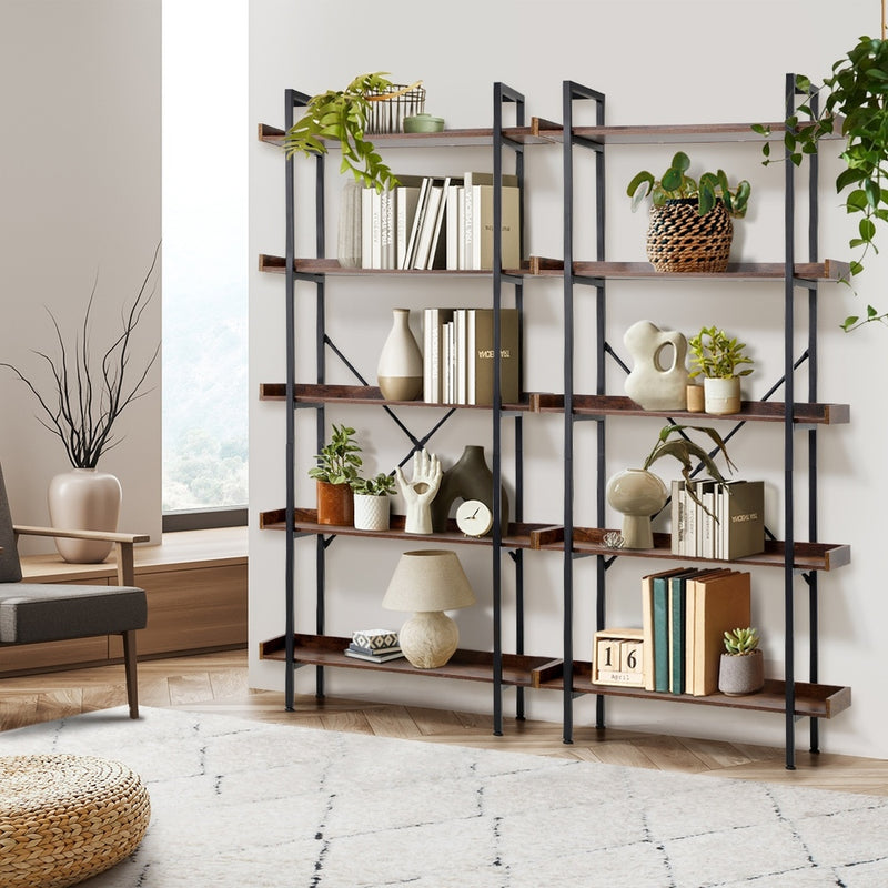 Oikiture Display Shelf 5-Tier Stand Rack 80CM