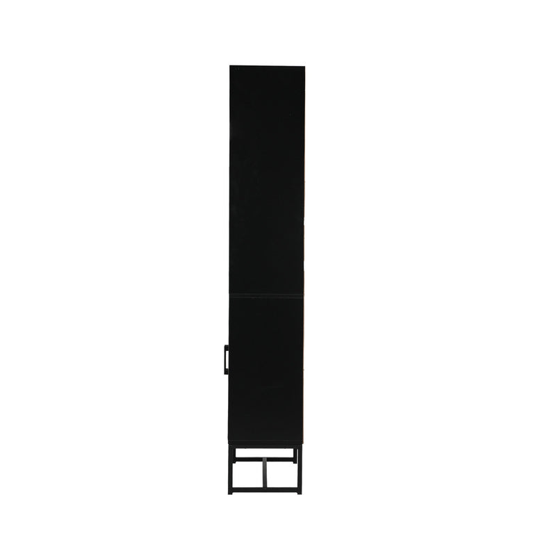 Oikiture Display Shelf 5-Tier Storage Shelves Bookcase Cupboard