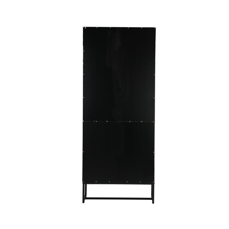 Oikiture Display Shelf 5-Tier Storage Shelves Bookcase Cupboard