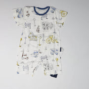 Domia Silky Bamboo Short Sleeve Baby Romperr Engineering Team M-1954803069074149376