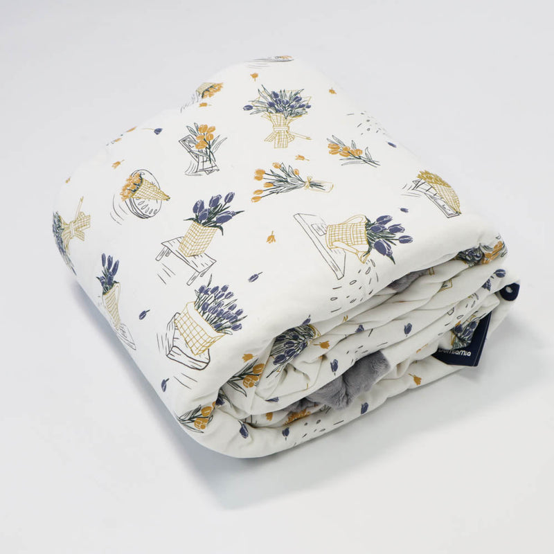 Domia Cotton Knit Winter Blanket 2.5Tog Blossom-1954803079501189121
