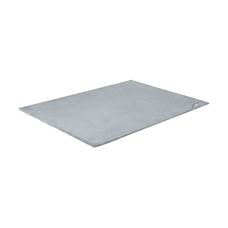 Bedra Electric Throw Rug Washable Heated Blanket Winter Light Grey