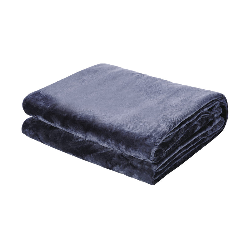 Bedra Electric Throw Rug Washable Heated Blanket Winter Warm Purple