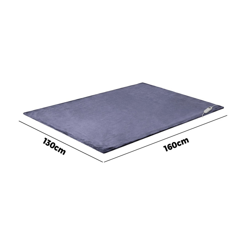 Bedra Electric Throw Rug Washable Heated Blanket Winter Warm Purple
