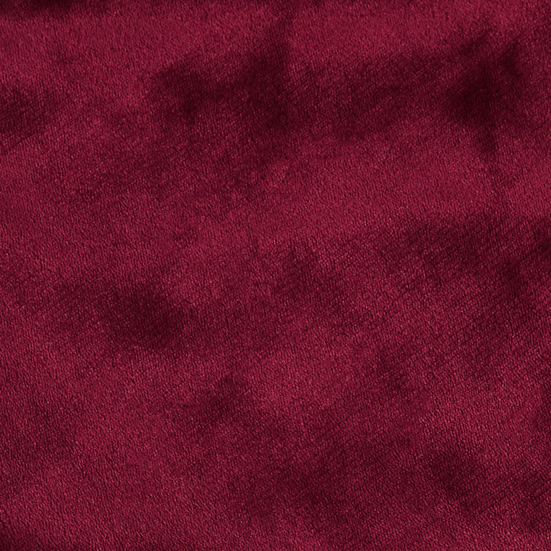 Bedra Electric Throw Rug Heated Blanket Flannel&Sherpa Burgundy