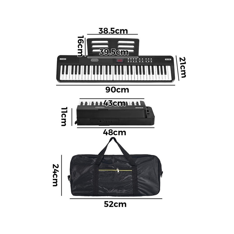 Mazam 61‑Key Foldable Electronic Keyboard for Beginner